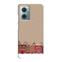 Новогодние, Праздничные Чехлы для Xiaomi Redmi Note 11E - 2024 год (Зимний город)