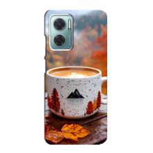 Чехол с уникальным дизайном «Осень с кофе» для Xiaomi Redmi Note 11E – Кофе на природе