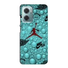 Силиконовый Чехол Nike Air Jordan на Редми Нот 11Е (Джордан Найк)