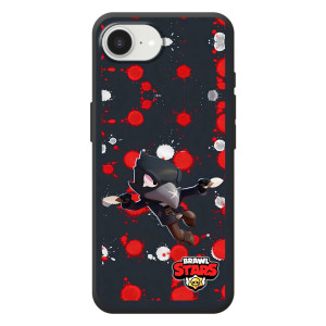 Бампер (ТПУ) с принтом Brawl Stars на 

Apple семнадцать э 
 (Черный Ворон)