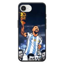 Чехлы для Apple 17e (Leo чемпион) (AlphaPrint) (Месси с кубком)