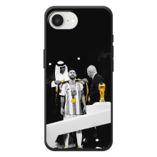 Чехлы для Apple 17e (Leo чемпион) (AlphaPrint) (Месси в накидке)