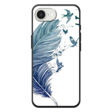 Чехол с картинкой (Стильные) для 

Apple семнадцать ē   - (AlphaPrint) – Перышко