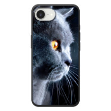 Чехлы с Котиками для Apple 17e (VPrint) (Серый Кот)