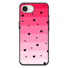 Чехлы с тематикой "Маленькие Сердечки" на Apple 17e – Чорные сердечки