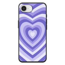 Чехлы с тематикой "Маленькие Сердечки" на Apple 17e – Сердце фиолет