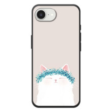 Чехол на тематику: Коты для Apple 17e (Белый котик)