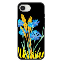 Чехол на Apple 17e Украинский дизайн (Ukraine в цветочках)