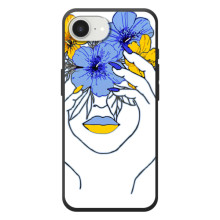 Чехол на Apple 17e Украинский дизайн (Украинка на всю голову)