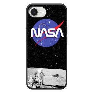 Силіконовый бампер з принтом "Наса" на Apple 17e – Nasa на місяці