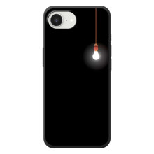 Чехол с картинками на черном фоне для Apple 17e – Лампочка