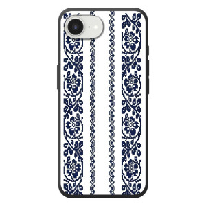 Силиконовый Чехол на Apple 17e с картинкой Вышиванки (Синяя вышиванка)