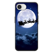 Чехол Санта Клаус для Apple 17e (Санта - луна)