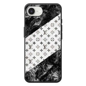 Чехол Стиль Louis Vuitton на Apple 17e (LV на белом)