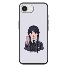 Чехлы Венсдей на Apple 17e Уэнсдей (AlphaPrint) (Уэнздей и Вещь)