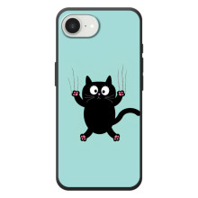 Чехол с милыми котиками на 

Яблоко семнадцать е 
 – Черный кот