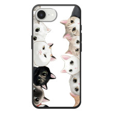 Чехол с милыми котиками на 

Яблоко семнадцать е 
