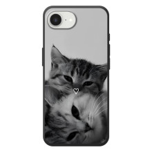 Чехол с рисунком кот на Apple 17e (Пара котов)