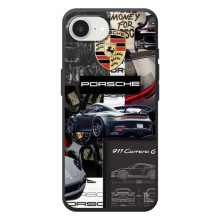 Чехол с авто Порше для Apple 17e – Коллаж Порше