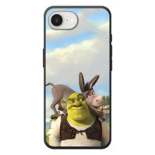 Чехол с мультфильмом Шрек на Apple 17e – Шрек и осел