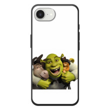 Печатный чехол с принтом Шрек для Apple 17e – Шрек осел и кот