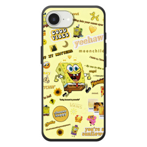 Силиконовый чехол Спанч Боб на 

Apple семнадцать э 
 (Спанч Боб бежит)