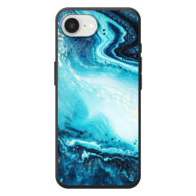 Мраморный чехол на Apple 17e (VPrint) (Голубой мрамор)