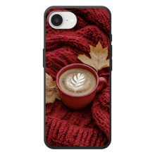 Чехол с уникальным дизайном «Осень с кофе» для Apple 17e – Кофе на пледе