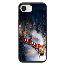 Силиконовый бампер на рождество для Apple 17e (Поезд)