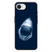 Силиконовый бампер с картинкой животных для Apple 17e – Пасть Акулы