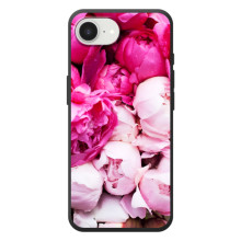 Силиконовый бампер с принтом (цветочки) на 

Apple семнадцать э 
 (Пионы)