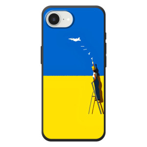 Силиконовый бампер с принтом (ПАТРИОТ) для Apple 17e (Мрія)