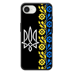 Силиконовый Чехол на Apple 17e – Герб и вышыванка