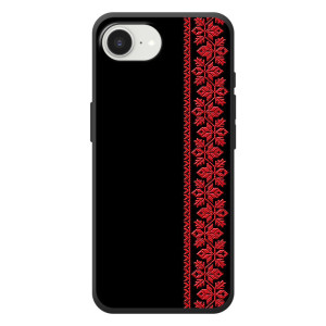 Силиконовый Чехол на Apple 17e – Красная Вышиванка