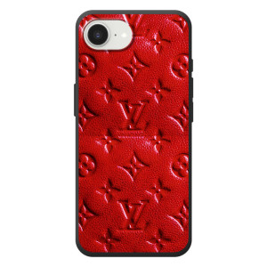 Текстурный Чехол Louis Vuitton для 

Apple семнадцать э 
 – Красный ЛВ