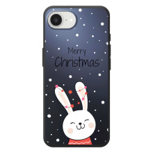 Зимние Чехлы для 

Apple семнадцать ē   - прозрачный фон – Рождественский заяц