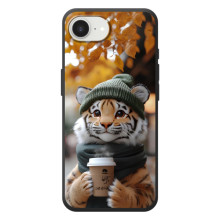 Печатный чехол «Зверята с кофе» для Apple 17e (Тигр с кофе)