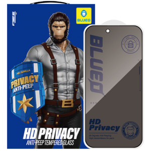Защитное 2.5D стекло Blueo Full Cover Anti-Peep для Apple iPhone 18 Pro Max (6.9")