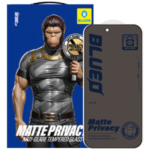 Защитное 2.5D стекло Blueo Full Cover Anti-Peep Matte для Apple iPhone 18 Pro Max (6.9")