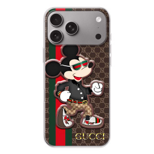 Чехлы Бренд GUCCI для Apple iPhone 18 Pro Max – Маус Гуччи