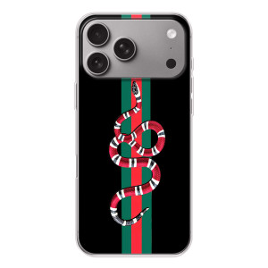Чехлы Бренд GUCCI для Apple iPhone 18 Pro Max – Змей Гуччи