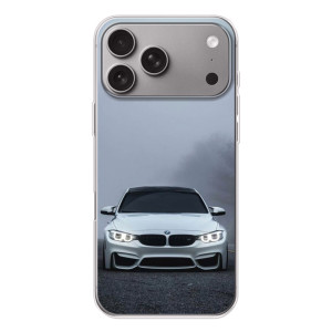 Чехол BMW для Эппл Айфон 18 Про Макс – БМВ в тумане