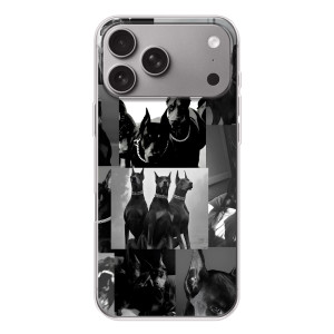 Чехол ДОБЕРМАН для Apple iPhone 18 Pro Max – Коллаж Доберман