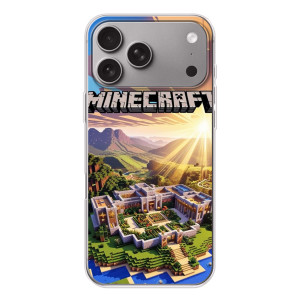 Чехол майнкрафт для Apple iPhone 18 Pro Max (MINECRAFT)