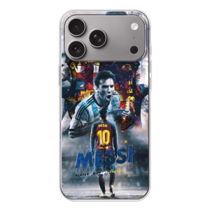 Чехол Месси футболист для Apple iPhone 18 Pro Max – Коллаж Месси