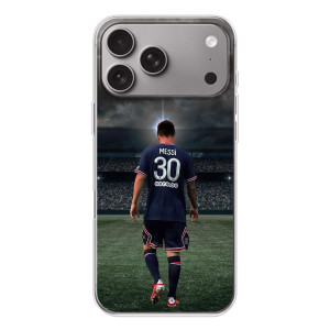 Чехол Месси футболист для Apple iPhone 18 Pro Max – Месси в ПСЖ