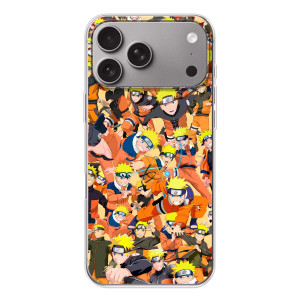 Чехлы с принтом Наруто на Apple iPhone 18 Pro Max (Коллаж Наруто)