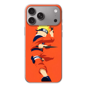 Чехлы с принтом Наруто на Apple iPhone 18 Pro Max (Силуэт Наруто)