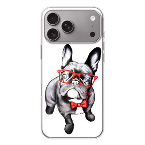 Бампер для Apple iPhone 18 Pro Max з картинкою "Песики" (В окулярах)