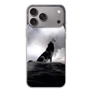 Чехол с Волком на Apple iPhone 18 Pro Max – Волк и луна